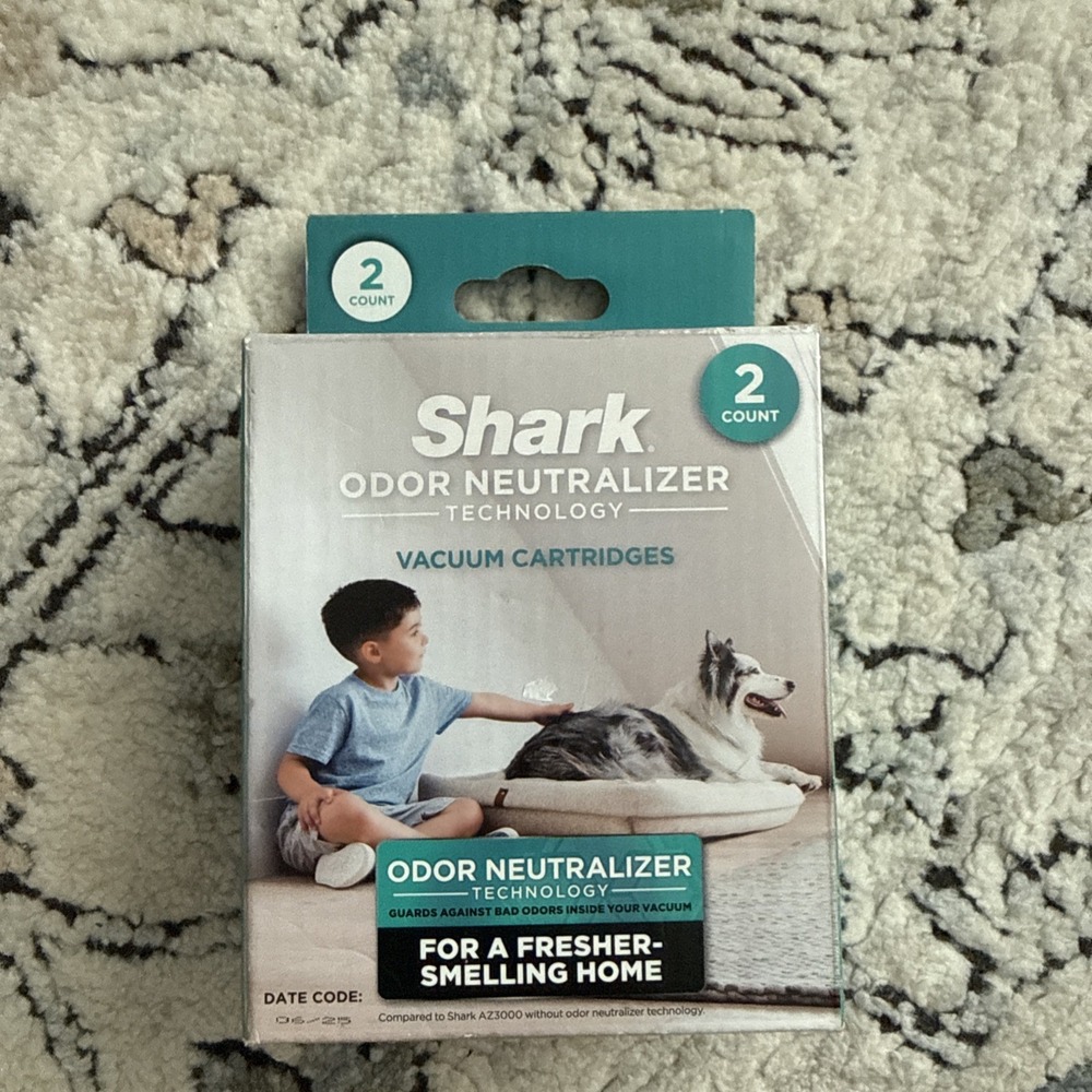 Shark Odor Neutralizer Technology Vacuum Cartridges 2 Count New Sealed 6/25